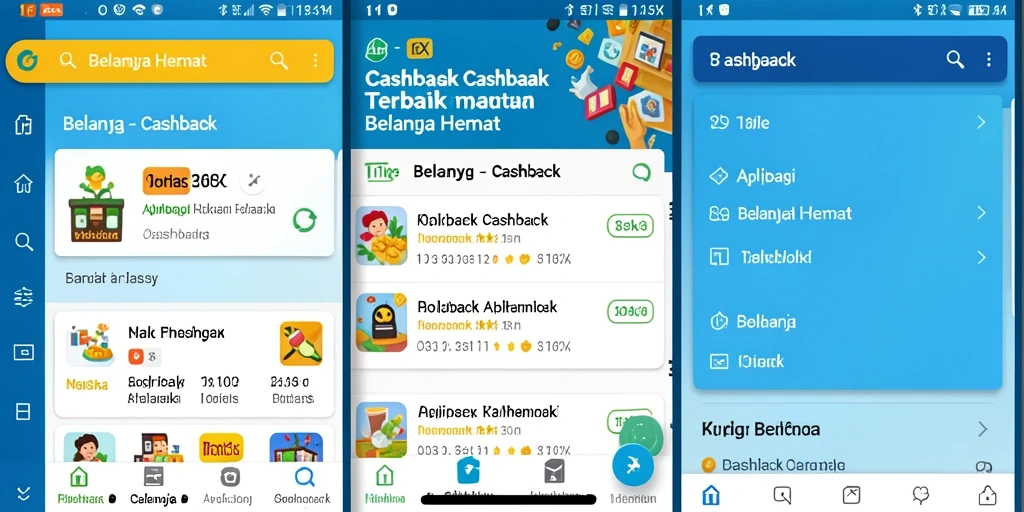 Tampilan antarmuka aplikasi 116X dengan berbagai penawaran Cashback