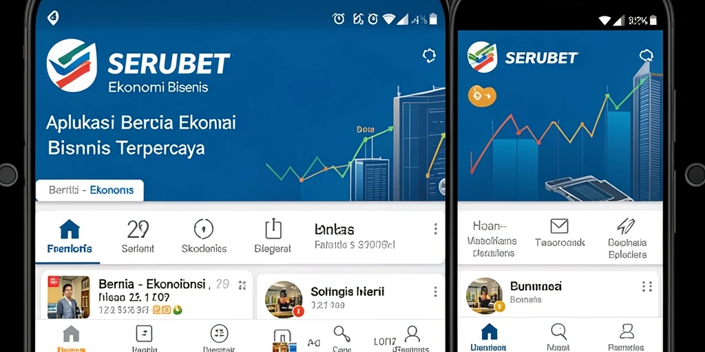 Antarmuka aplikasi SERUBET yang modern dan informatif.