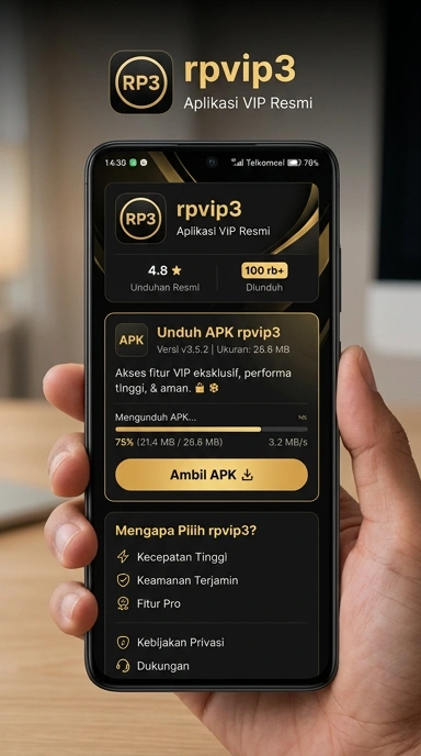 Tampilan halaman APK rpvip3